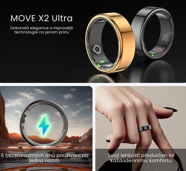 Bring the elegance to your finger. Not only intelligent but also comfortable and effortless